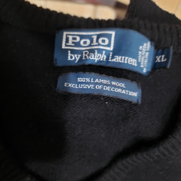 MEN'S WOOL POLO SWEATER - Picture 3 of 3